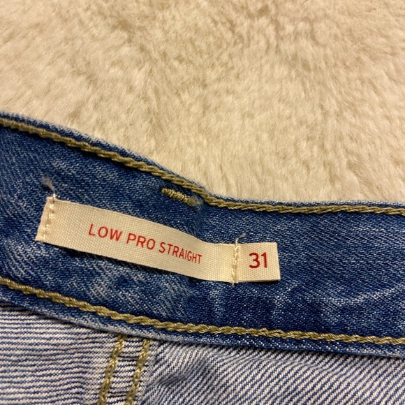 NWT! Levi’s low pro mid rise straight leg jeans size 31 - Picture 10 of 12